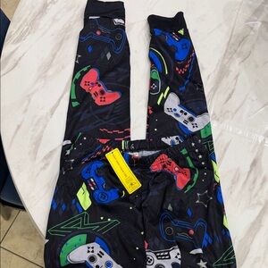Colorful Gaming Controller Pajama Pants size 13-14y